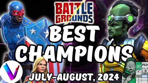 Best Champions For Battlegrounds Ranked And Tier List July August 2024 Mcoc The Leader