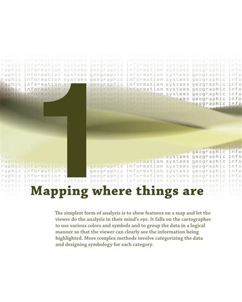 Pdf Mapping Where Things Are Esrigis Tutorial 2 Mapping Where