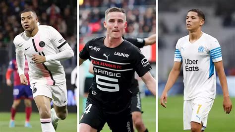 Kylian Mbapp Psg Benjamin Bourigeaud Rennes Amine Harit Om