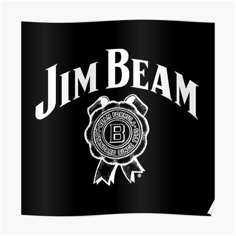 "jim beam logo" Poster by KeithedLeon | Redbubble