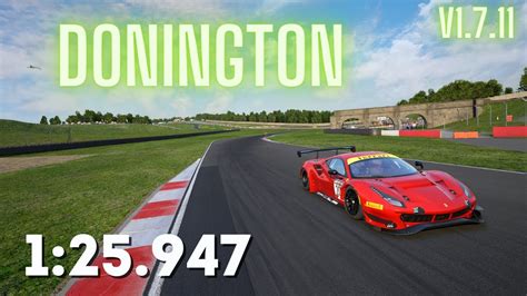 Assetto Corsa Competizione Ferrari 488 GT3 Evo Donington Hotlap