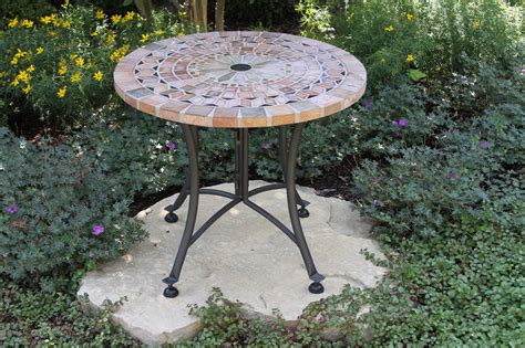 Outdoor Mosaic Stone Tables Mosaic Accent Table Outdoor Accent Table