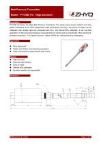 Transdutor de pressão strain gauge PT124B 112 Shanghai Zhaohui