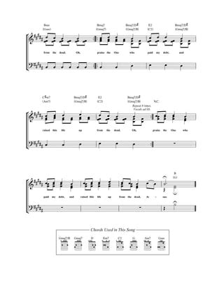 Jesus paid it all by all kristian stanfill lead sheet | PDF