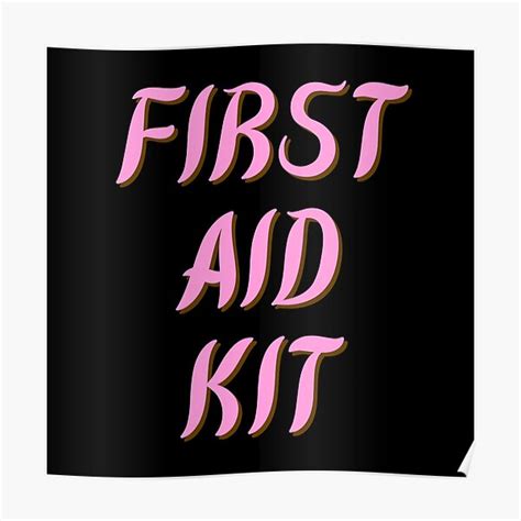 First Aid Kit Poster For Sale By Peoplesaydisign Redbubble