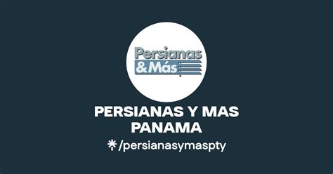 Persianas Y Mas Panama Instagram Facebook Tiktok Linktree