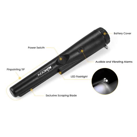 KKmoon Pinpointer Metal Detector Portable Pin Pointer Treasure Tool