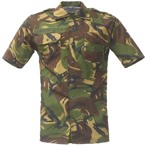 Dutch Army Short Sleeve Dpm Shirt — Goarmy