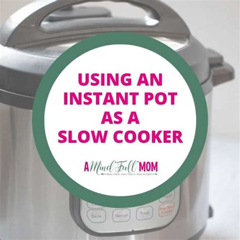 How To Use Your Instant Pot As A Slow Cooker