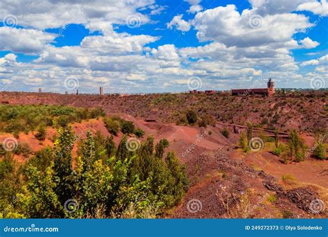 View Of Huge Iron Ore Quarry In Kryvyi Rih Ukraine Stock Image Image