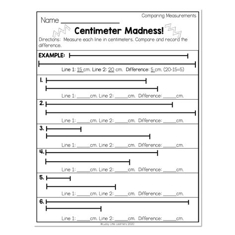 Nd Grade Math Worksheets Measurement Comparing Measurements