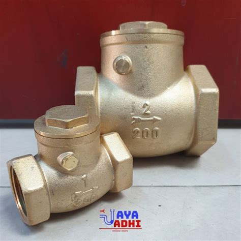 Jual Check Valve Inch Oneway Valve Tuslah Kuningan Swing Setara