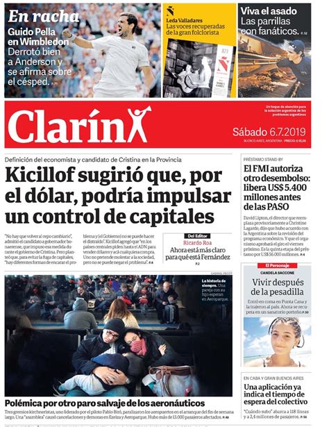 Clarín Argentina 6 De Julio De 2019 Infobae