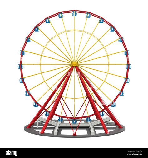 Ferris Wheel Isolated Stock Photo Alamy