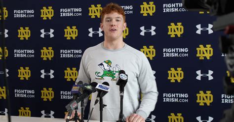 How Notre Dame Te Jack Larsen Plans To Make Most Of Spring Ball Reps