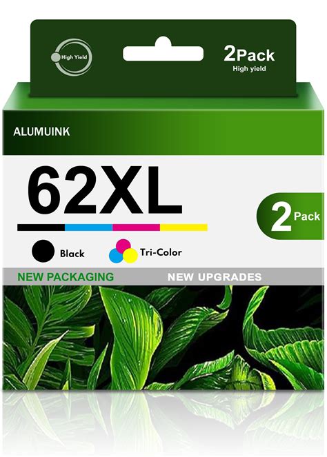 62xl Ink Cartridge Combo Pack Ink Cartridge Replacement For Hp Ink 62 62xl For Envy 7640 5540