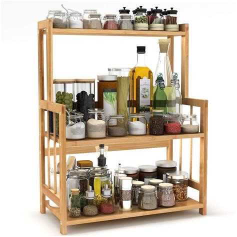 3 Tier Standing Spice Rack Easy To Use Kitchen Organisers From Amazon