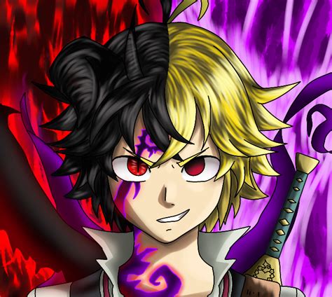 Meliodas Black Form By Alexotaku123 On Deviantart