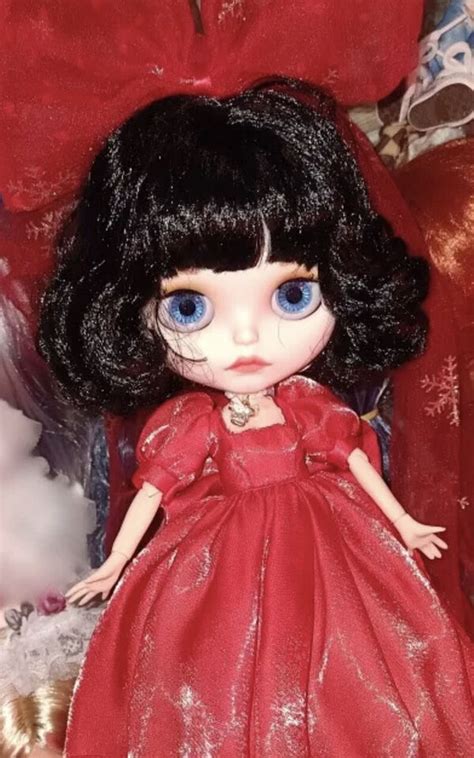 The Last Nude Blyth Doll White Skin Matte Face Black Hair Joint Body Toy Ebay