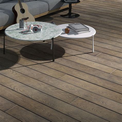 Millboard Enhanced Grain Antique Oak Decking Boards Kebur Garden