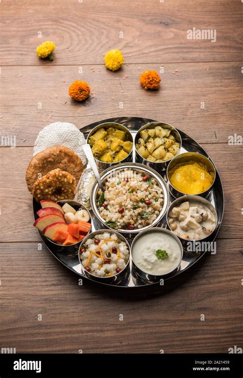 Upwas Thali High Resolution Stock Photography And Images Alamy