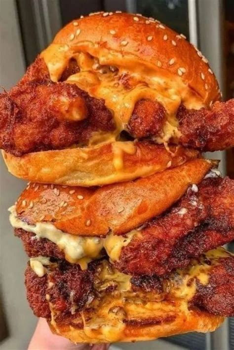 Yummy Crispy Burger Bun Food😍😍 In 2023 Food Food Obsession Fast Food Drinks