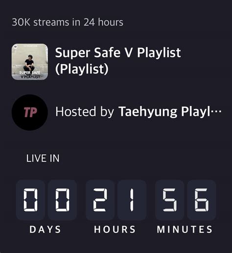 Tae Guide On Twitter Save Our Hours Taehyung Streaming Party On