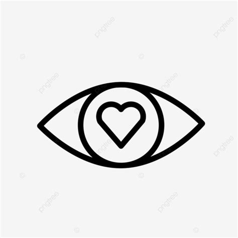 Sketch Eye Heart Iris Logo, Abstract, Eyeball, Medicine PNG and Vector with Transparent ...