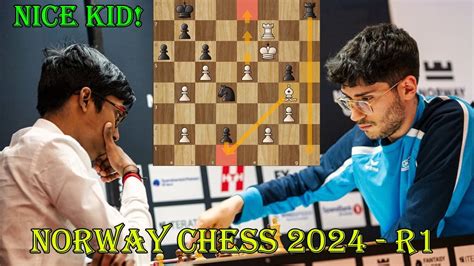 Nice Kid Praggnanandhaa Vs Alireza Firouzja Norway Chess R