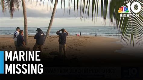 Mass Man Swept Away From Beach On Puerto Rico Youtube