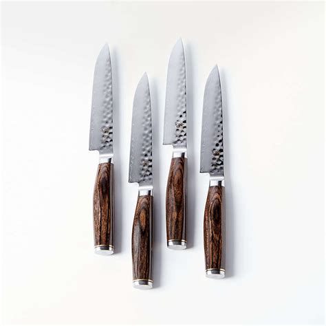 Shun Premier Steak Knives Set Of 4 Reviews Crate And Barrel