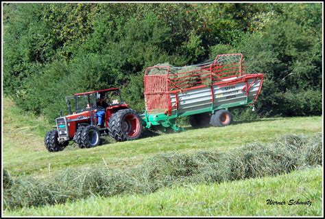 Massey Ferguson Mf X Mit Ladewagen Steyr Hamster Flickr