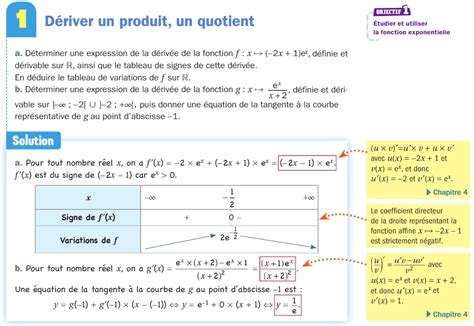 La Fonction Exponentielle