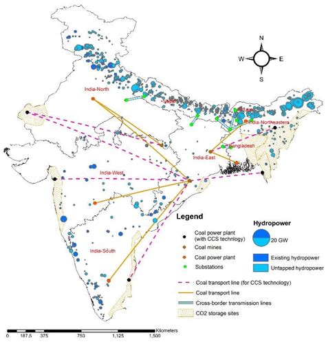 Geographical Location Of Transmission Line Between