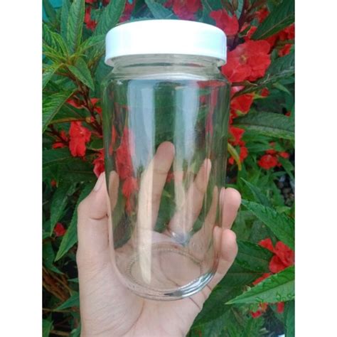 Jual TOPLES JAR KACA 500ml BARU DENGAN TUTUP Shopee Indonesia