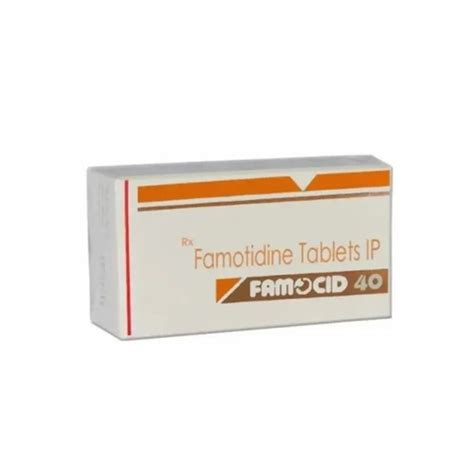 Famotidine 40 Mg Tablets At Rs 100 Stripe Pharmaceutical Tablets In Nagpur Id 26227847491