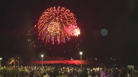 Virginia Beach Oceanfront Celebrates 4th Of July With Fireworks Youtube