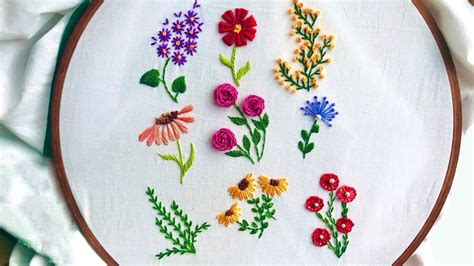 24 Simple Flower Embroidery Designs WesleyMaxim