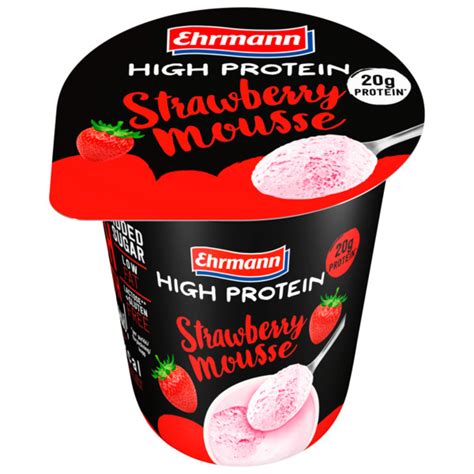 Ehrmann High Protein Strawberry Mousse Laktosefrei 200g Von REWE Ansehen