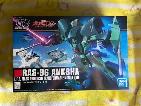 Bandai HG 1 144 RAS 96 Anksha 高達模型 興趣及遊戲 玩具 遊戲類 Carousell