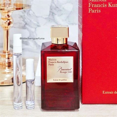 แบ่ง Mfk Baccarat Rouge 540 Extrait De Parfum Cherrybeautyonline