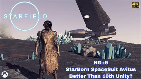 Starfield NG 9 Gold Armor Set Starborn Spacesuit Avitus Showcase