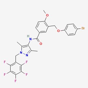 Bromophenoxy Methyl N Dimethyl Pentafluorobenzyl H