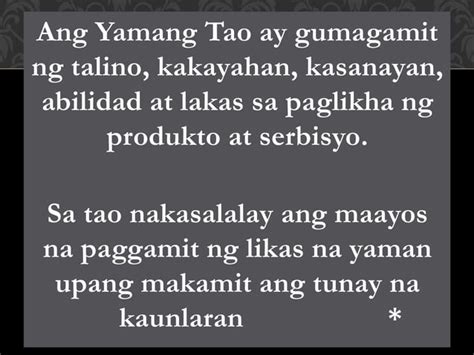 Yamang Tao Populasyon At Mga Indikasyon Sa Pag Unlad Ppt Free