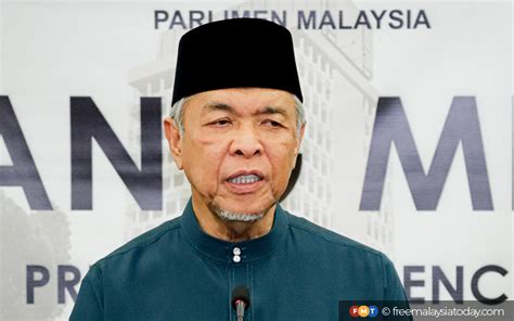 Malaysians Must Know The Truth Dr M Is A Liability Now Says Zahid