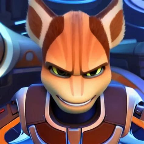 Portrait Of Elon Musk In Ratchet And Clank In Game Stable Diffusion