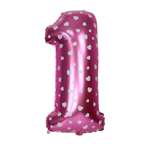 40inches Number 1 Pink Foil Balloon - Best Party Supplies Store in Nigeria