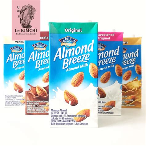 Jual Almond Breeze Almond Milk 946 Ml Blue Diamond Susu Almond Susu