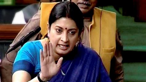 Amethi: Smriti Irani slams Rahul Gandhi