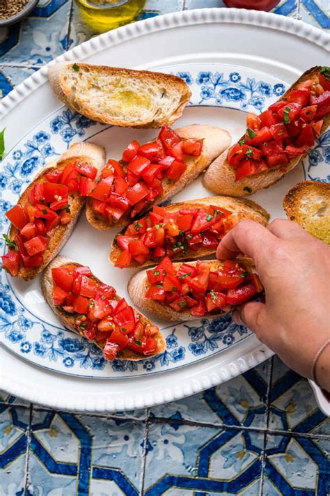 Knusprige Bruschetta Ein Italienischer Klassiker Eine Prise Lecker